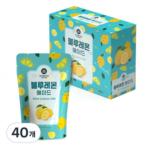 맥널티커피 블루레몬에이드, 190ml, 40개