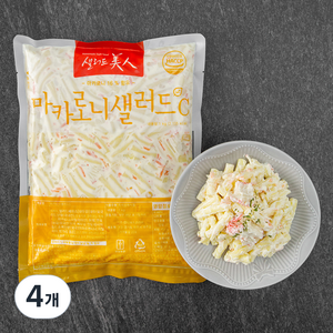 샐러드미인 마카로니샐러드C, 1kg, 4개