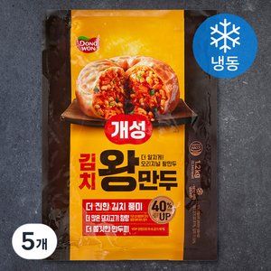 개성 김치왕만두 (냉동), 1.2kg, 5개