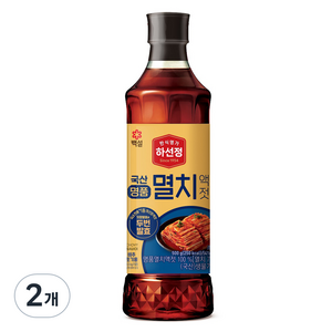 하선정 국산 명품 멸치액젓, 500g, 2개