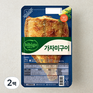 비비고 가자미구이 (냉장), 70g, 2팩