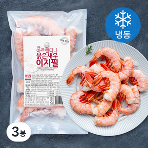 바다몰 자연산 아르헨티나 붉은새우 이지필 (냉동), 300g(특대), 3봉