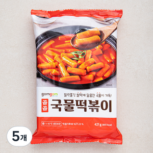 곰곰 국물 떡볶이, 421g, 5개