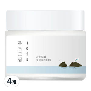 라운드랩 1025 독도 크림, 80ml, 4개