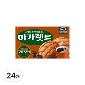 마가렛트 롯데제과 구운모카 과자파이 8p, 176g, 24개