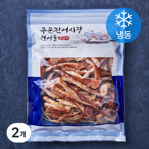 주문진어시장건어물 바베큐 오징어구이 (냉동), 400g, 2개