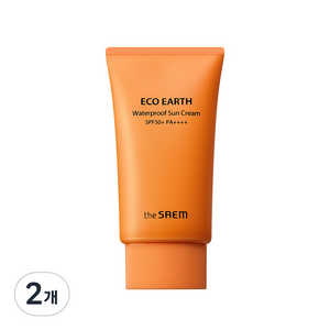 더샘 에코 어스 워터프루프 선크림 SPF50+ PA++++, 50g, 2개