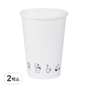 더빈썸 드로잉 종이컵 380ml, 300개입, 2개