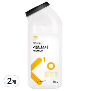 레인보우샵 K1 과탄산소다 프리미엄 톡톡이, 500g, 2개