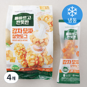 올바르고 반듯한 감자 모짜 찰핫도그 6개입 (냉동), 90g, 24개