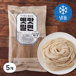 쿡탁 구수하고 쫄깃한 밀면 (냉동), 1kg, 5개