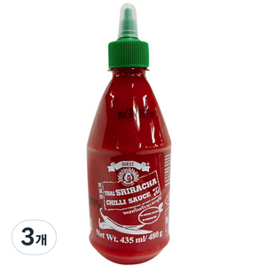 수리 타이 쓰리라차 칠리소스, 435ml, 3개