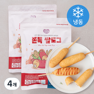 또또맘 쫀득 쌀도그 (냉동), 200g, 4개