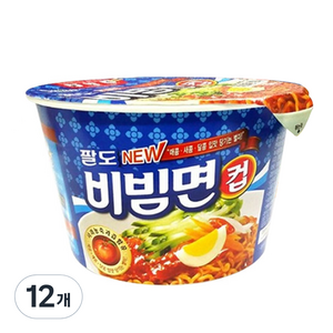 팔도비빔면 컵 115g, 12개