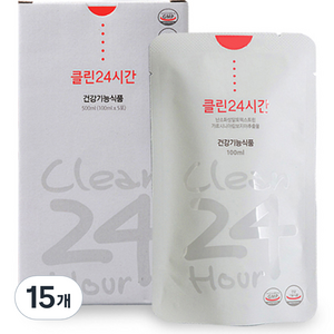 클린24시간 다이어트식품 사과맛, 100ml, 15개