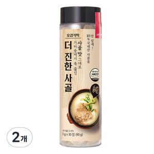 오감식탁 더 진한 사골, 90g, 2개