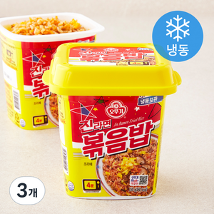 오뚜기 진라면 볶음밥 용기 (냉동), 230g, 3개