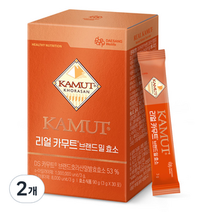 카무트 리얼 카무트 브랜드 밀 효소 30p, 90g, 2개