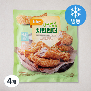 BHC 안심촉촉 치킨텐더 (냉동), 300g, 4개