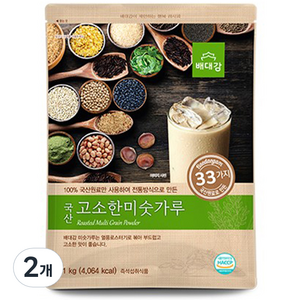 배대감 고소한 미숫가루, 1kg, 2개