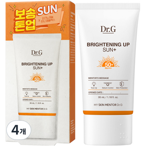 닥터지 브라이트닝 업 선 플러스 SPF50+ PA+++, 35ml, 4개