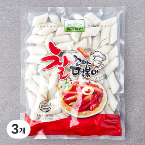 칠갑농산 찰꼬마 떡볶이, 1kg, 3개