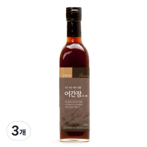 올가홀푸드 제주전통 어간장, 420ml, 3개