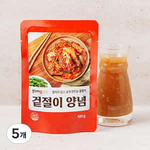 곰곰 겉절이 양념, 100g, 5개