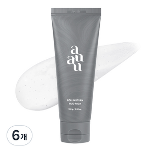 아유아유 롤링턴 머드팩 100g, 1개입, 6개