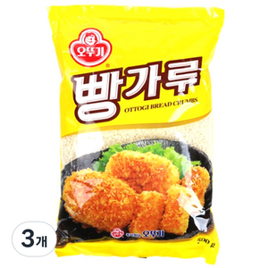 오뚜기 빵가루, 500g, 3개