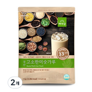 배대감 국산 고소한 미숫가루, 2개, 1kg