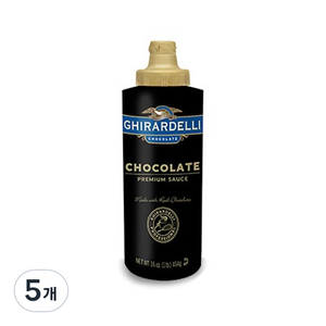 기라델리 초콜릿소스스퀴즈보틀, 454g, 5개