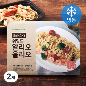 프레시지 the EASY 쉬림프 알리오 올리오 파스타 (냉동), 320g, 2개