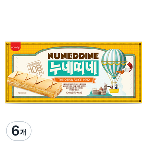 삼립 오리지날 누네띠네 10p, 120g, 6개