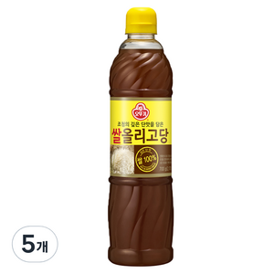 오뚜기 쌀올리고당, 700g, 5개