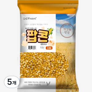 대구농산 건강한밥상 팝콘용 옥수수, 1kg, 5개