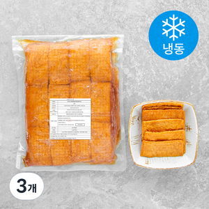 초밥용 유부 (냉동), 1kg, 3개