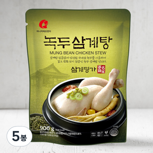 마니커 녹두 삼계탕 냉장, 900g, 5봉