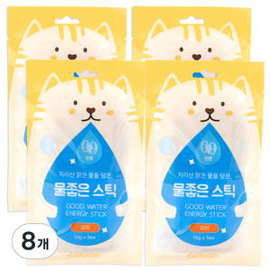 캣츠모리 고양이 물좋은 스틱 간식 10g x 5p, 오리, 50g, 8개