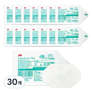 쓰리엠 테가덤 방수필름 1622W, 4.4 x 4.4 cm, 1개입, 30개