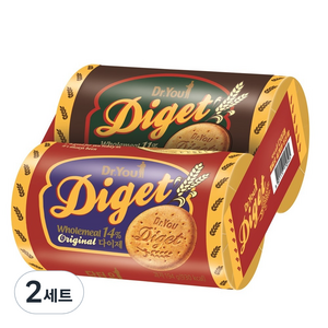 닥터유 다이제 초코 225g +오리지널 194g 번들, 419g, 2세트