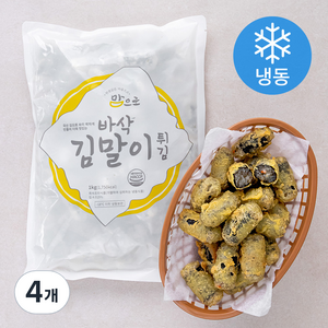 맘으로 바삭 김말이 튀김 (냉동), 1kg, 4개