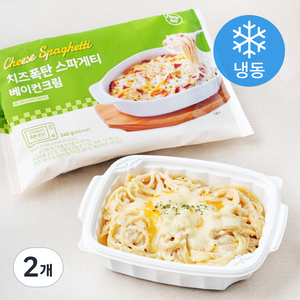 페이보잇 치즈폭탄 스파게티 베이컨크림 (냉동), 340g, 2개