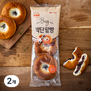 기린 빅 단팥빵 3입, 300g, 2개