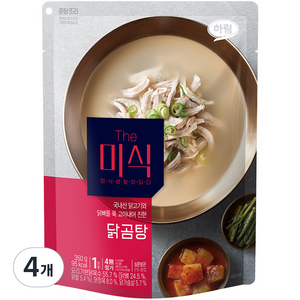 The미식 닭곰탕, 350g, 4개