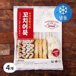 영자어묵 부산 깡통시장 꼬치어묵 (냉동), 370g, 4개