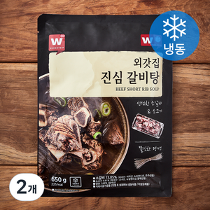 외갓집 진심 갈비탕 (냉동), 650g, 2개