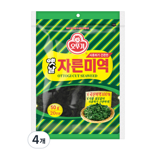 오뚜기 옛날 자른 미역, 50g, 4개