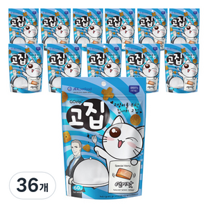 고집 고양이 간식, 연어, 60g, 36개