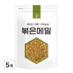 자연초 볶은메밀, 500g, 1개입, 5개